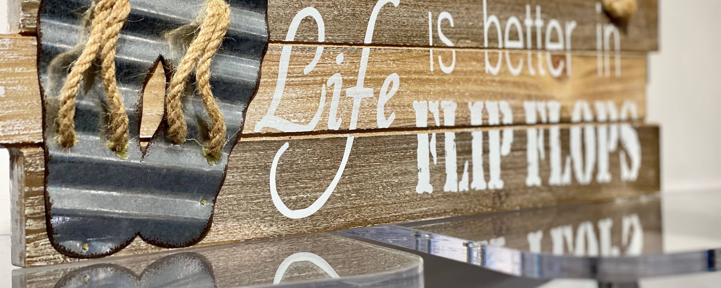 Kisssalis Badeshop Dekoschild