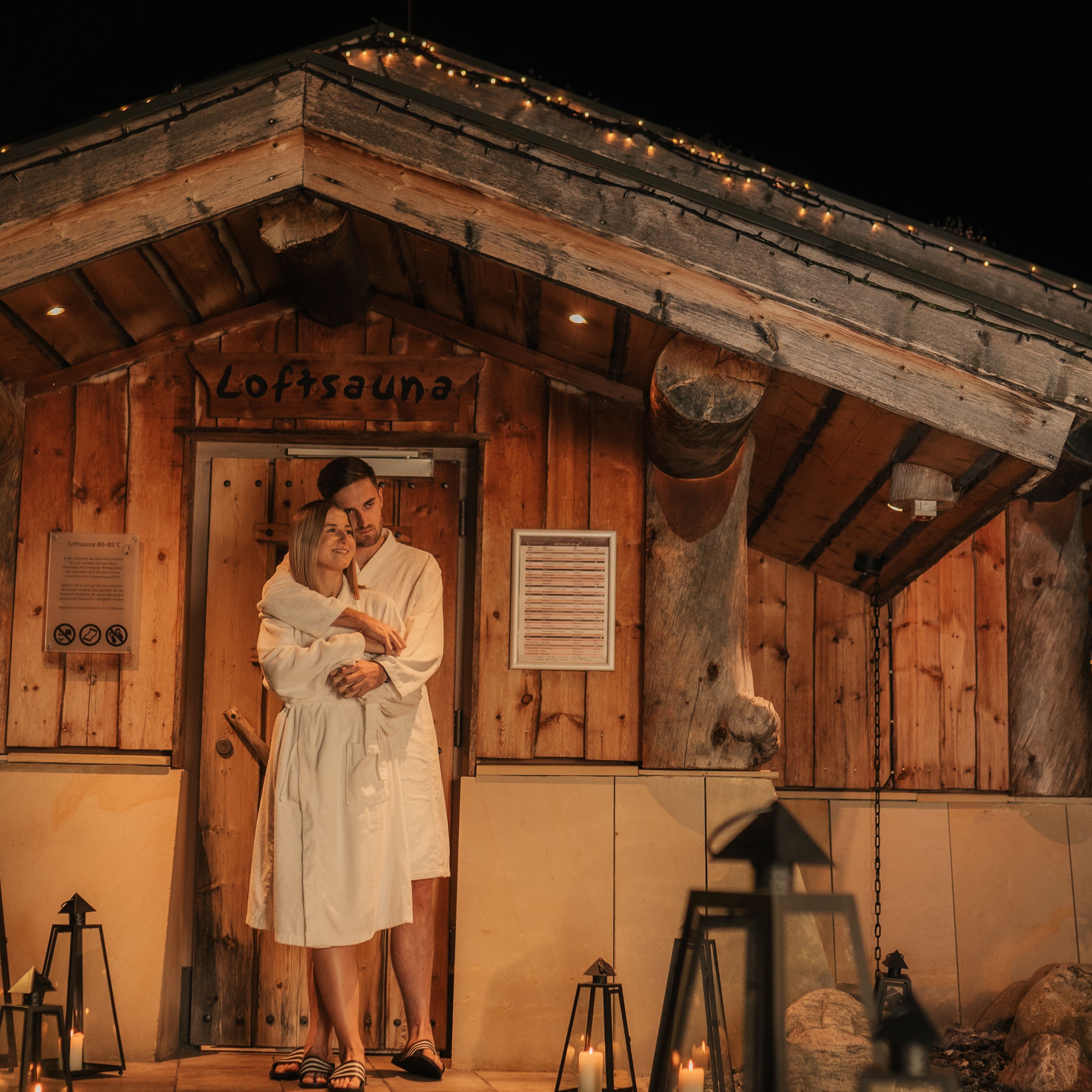 Kisssalis Candlelight Paar Sauna