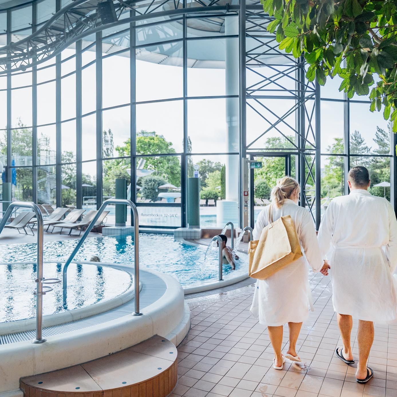 Kisssalis Paar Bademantel Tasche