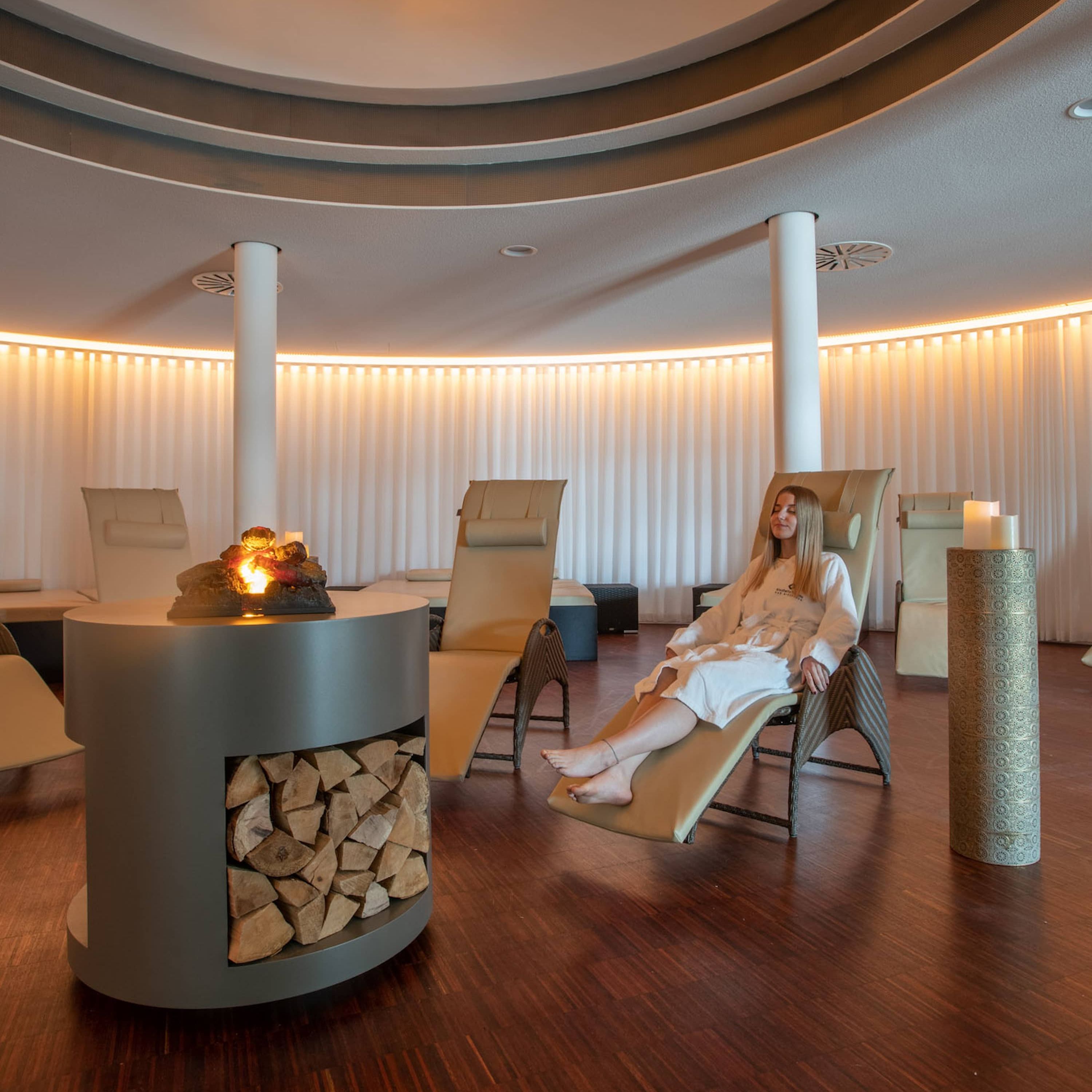 Kisssalis Sauna Ruhebereich