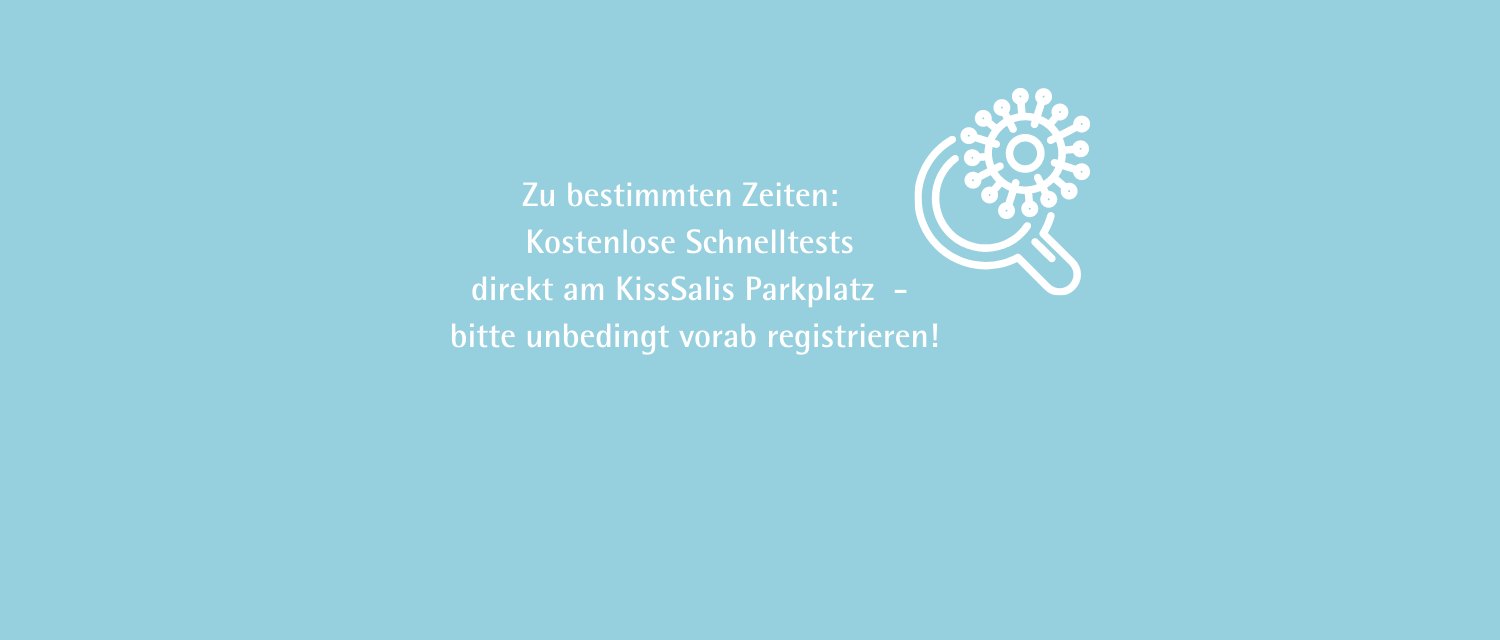 Kisssalis Schnelltests Slider