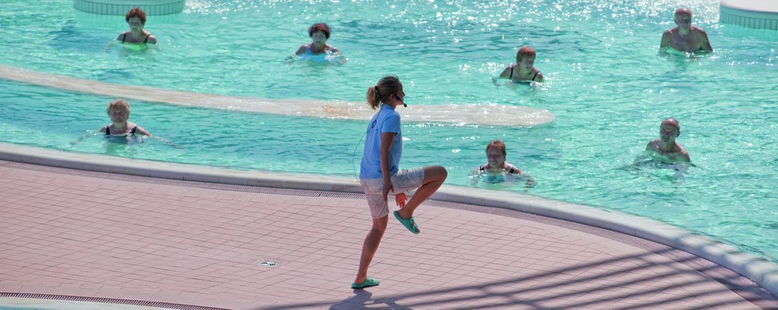 Kisssalis Wassergymnastik Aussenbecken